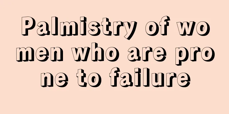 Palmistry of women who are prone to failure