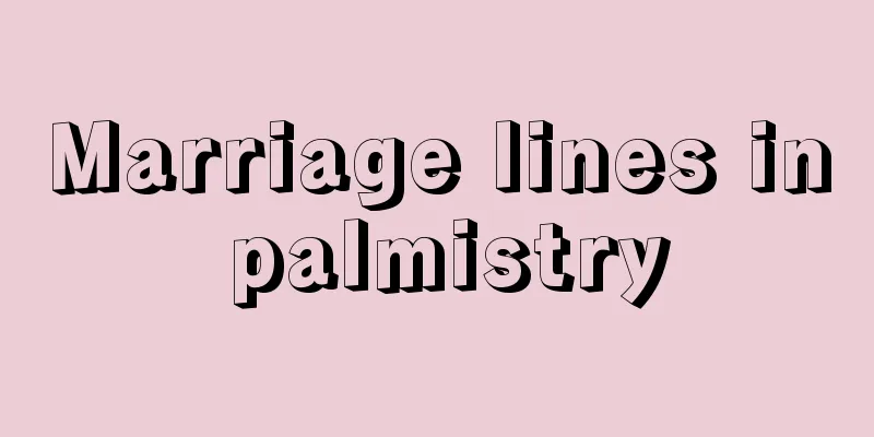 Marriage lines in palmistry