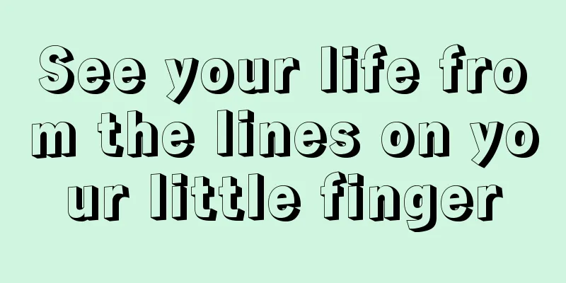 See your life from the lines on your little finger