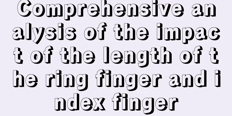 Comprehensive analysis of the impact of the length of the ring finger and index finger