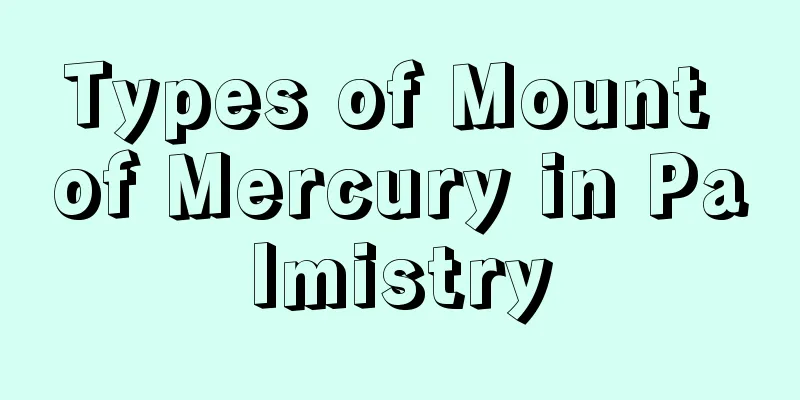 Types of Mount of Mercury in Palmistry