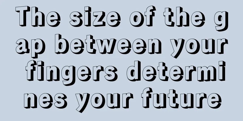 The size of the gap between your fingers determines your future