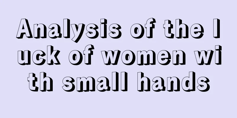 Analysis of the luck of women with small hands