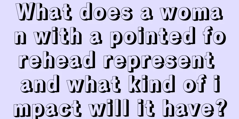What does a woman with a pointed forehead represent and what kind of impact will it have?
