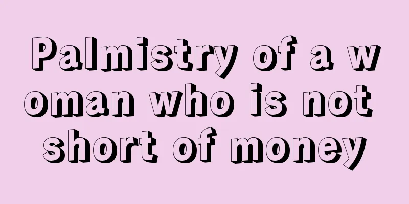 Palmistry of a woman who is not short of money