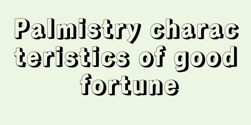 Palmistry characteristics of good fortune