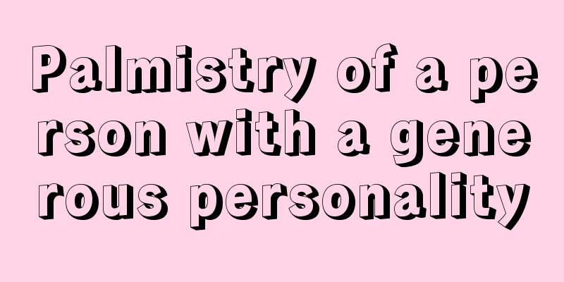 Palmistry of a person with a generous personality
