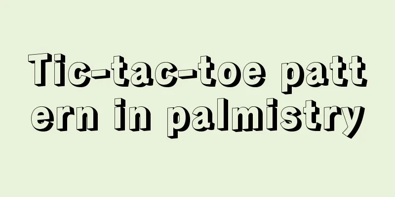 Tic-tac-toe pattern in palmistry