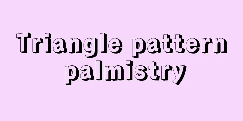 Triangle pattern palmistry