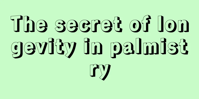 The secret of longevity in palmistry