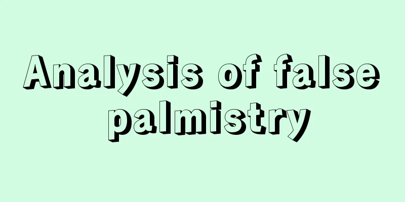 Analysis of false palmistry
