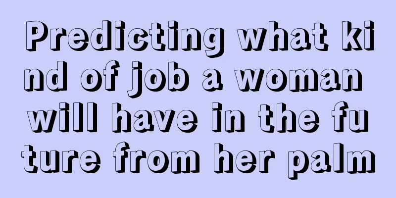 Predicting what kind of job a woman will have in the future from her palm