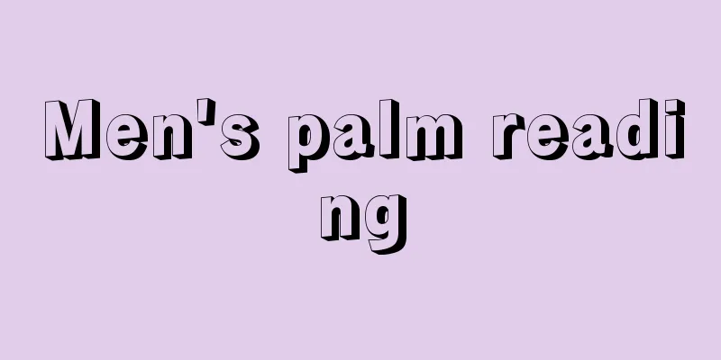 Men's palm reading