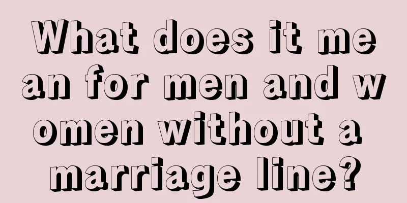 What does it mean for men and women without a marriage line?