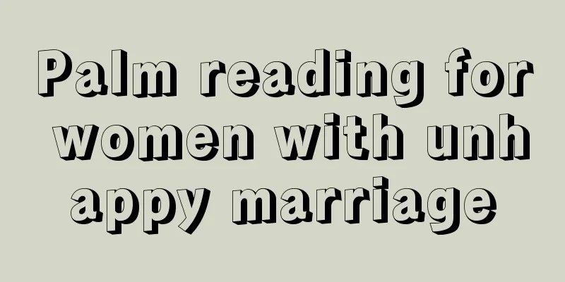 Palm reading for women with unhappy marriage