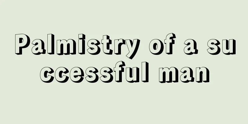 Palmistry of a successful man