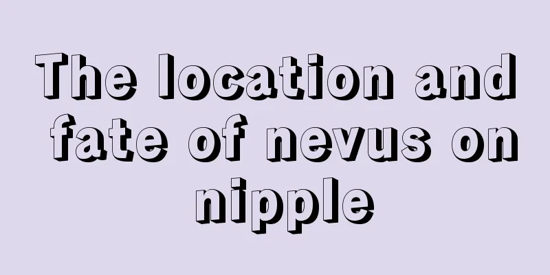 The location and fate of nevus on nipple