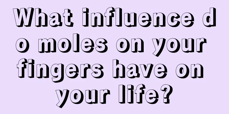 What influence do moles on your fingers have on your life?