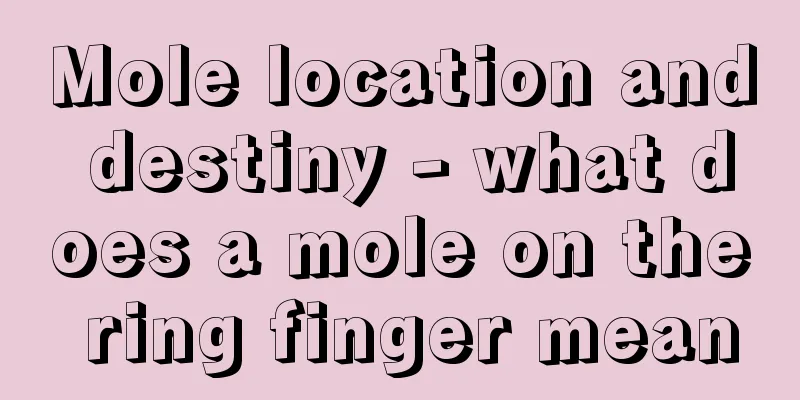 Mole location and destiny - what does a mole on the ring finger mean