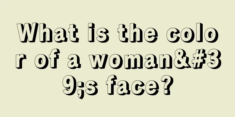 What is the color of a woman's face?