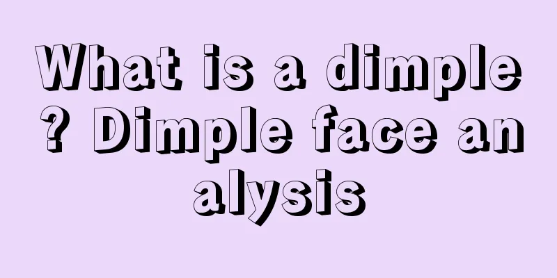 What is a dimple? Dimple face analysis