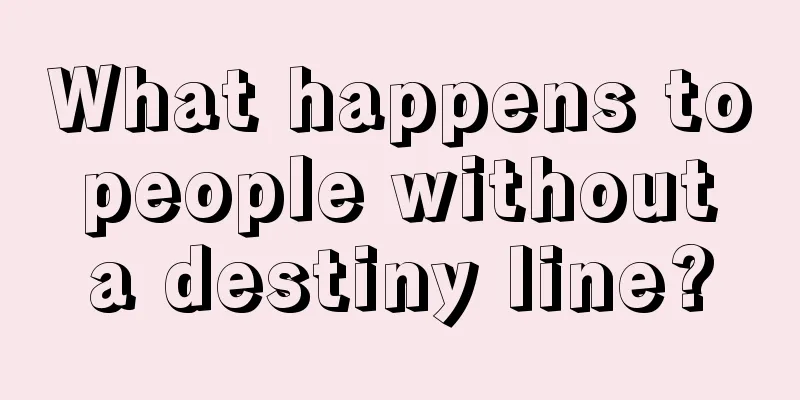 What happens to people without a destiny line?