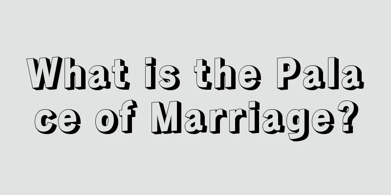 What is the Palace of Marriage?