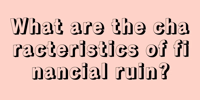 What are the characteristics of financial ruin?