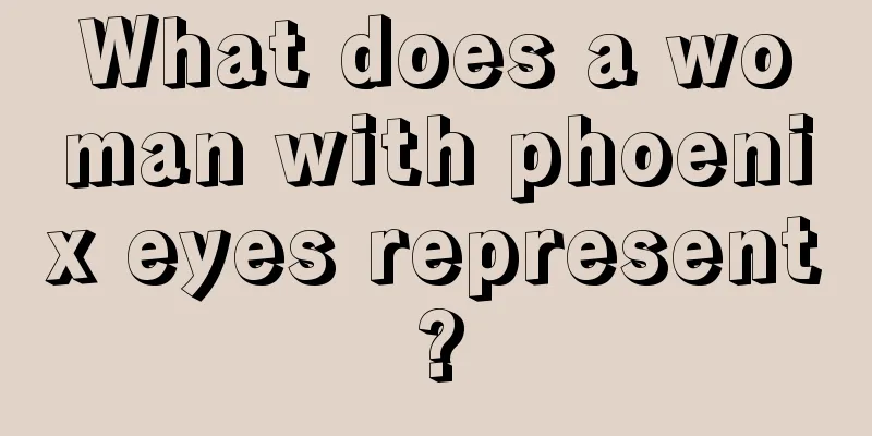 What does a woman with phoenix eyes represent?