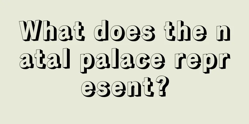 What does the natal palace represent?