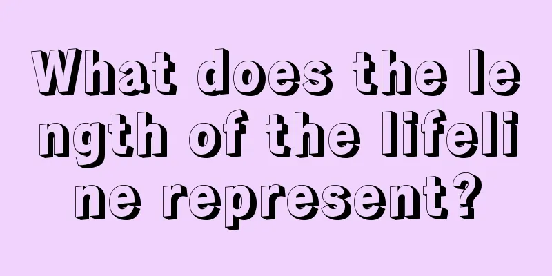 What does the length of the lifeline represent?