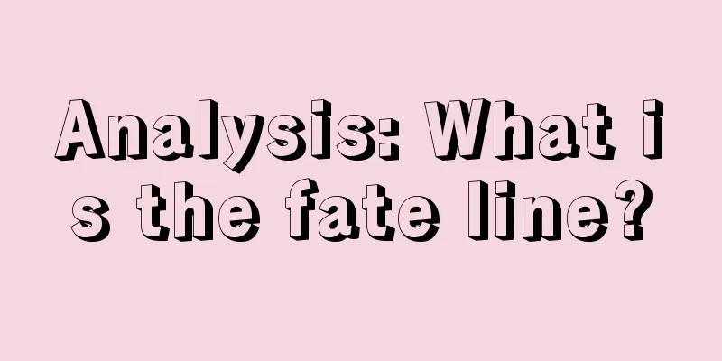 Analysis: What is the fate line?