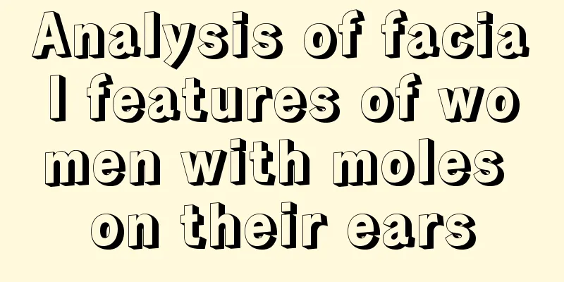 Analysis of facial features of women with moles on their ears