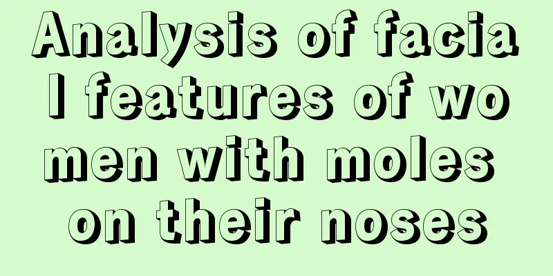 Analysis of facial features of women with moles on their noses
