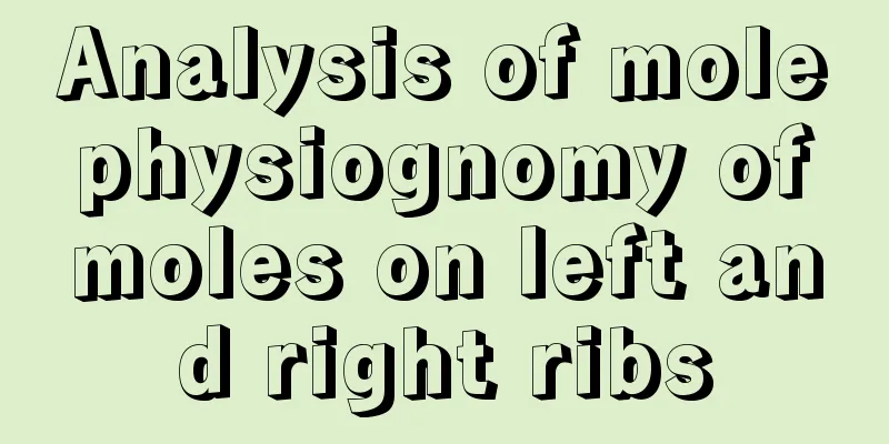 Analysis of mole physiognomy of moles on left and right ribs