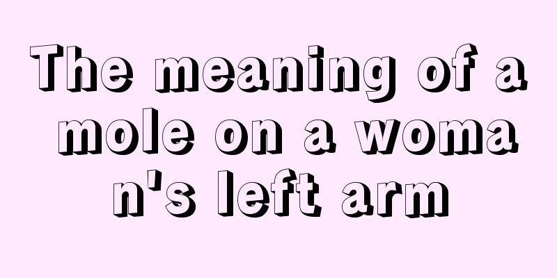 The meaning of a mole on a woman's left arm