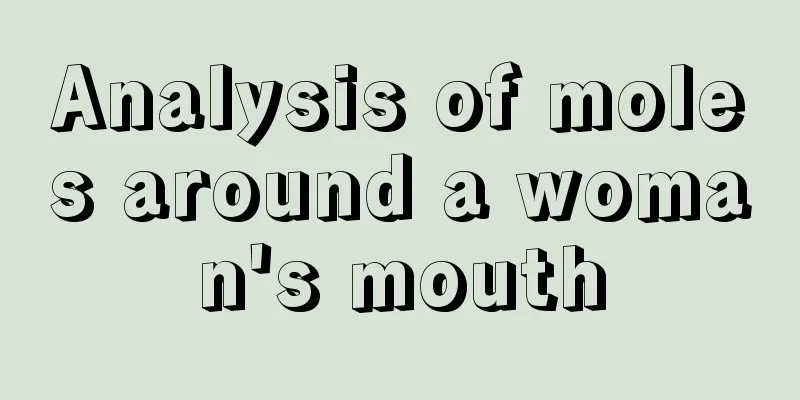 Analysis of moles around a woman's mouth