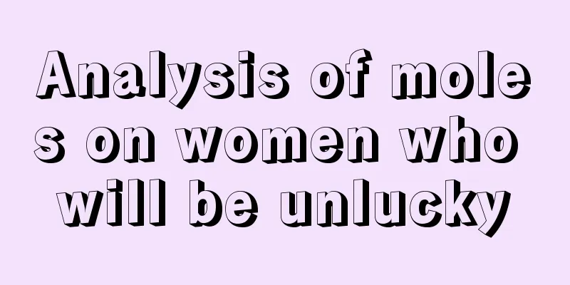 Analysis of moles on women who will be unlucky