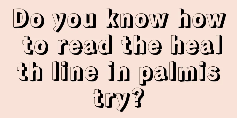 Do you know how to read the health line in palmistry?