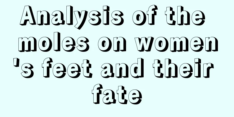 Analysis of the moles on women's feet and their fate