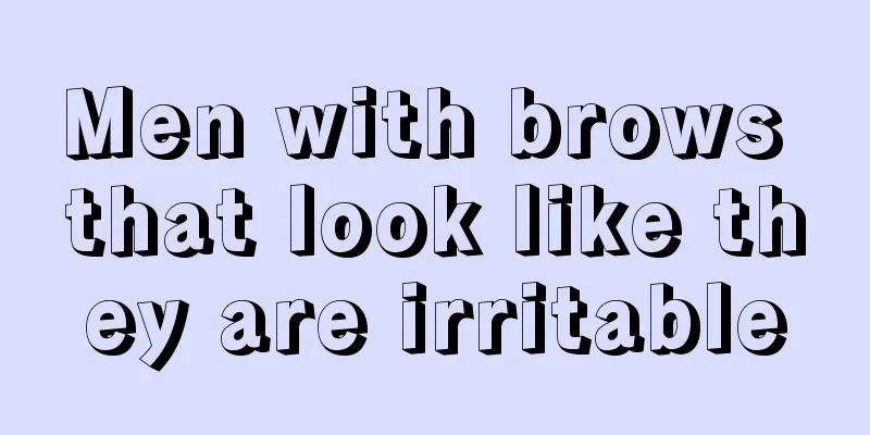 Men with brows that look like they are irritable