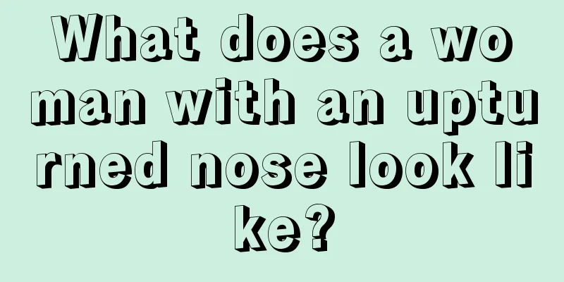 What does a woman with an upturned nose look like?