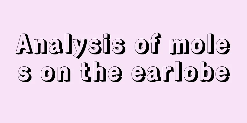 Analysis of moles on the earlobe
