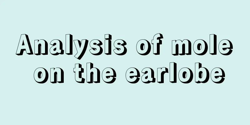 Analysis of mole on the earlobe