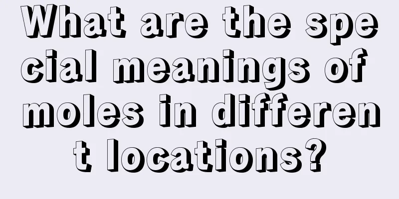 What are the special meanings of moles in different locations?