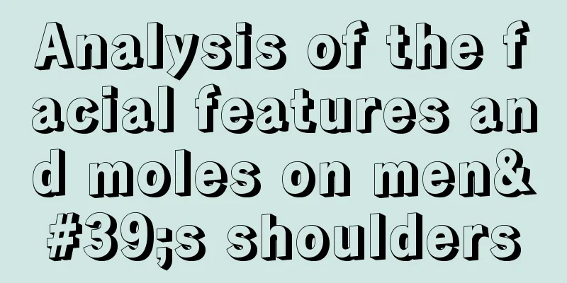 Analysis of the facial features and moles on men's shoulders