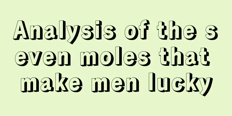 Analysis of the seven moles that make men lucky