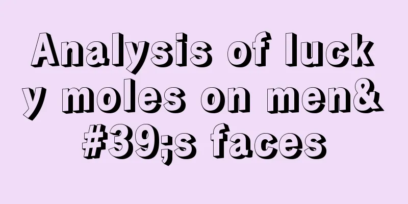 Analysis of lucky moles on men's faces