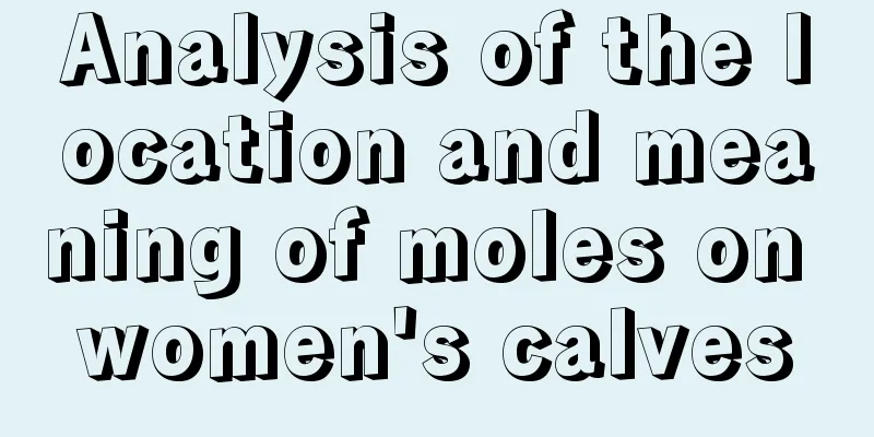 Analysis of the location and meaning of moles on women's calves
