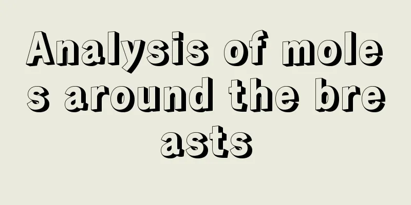 Analysis of moles around the breasts